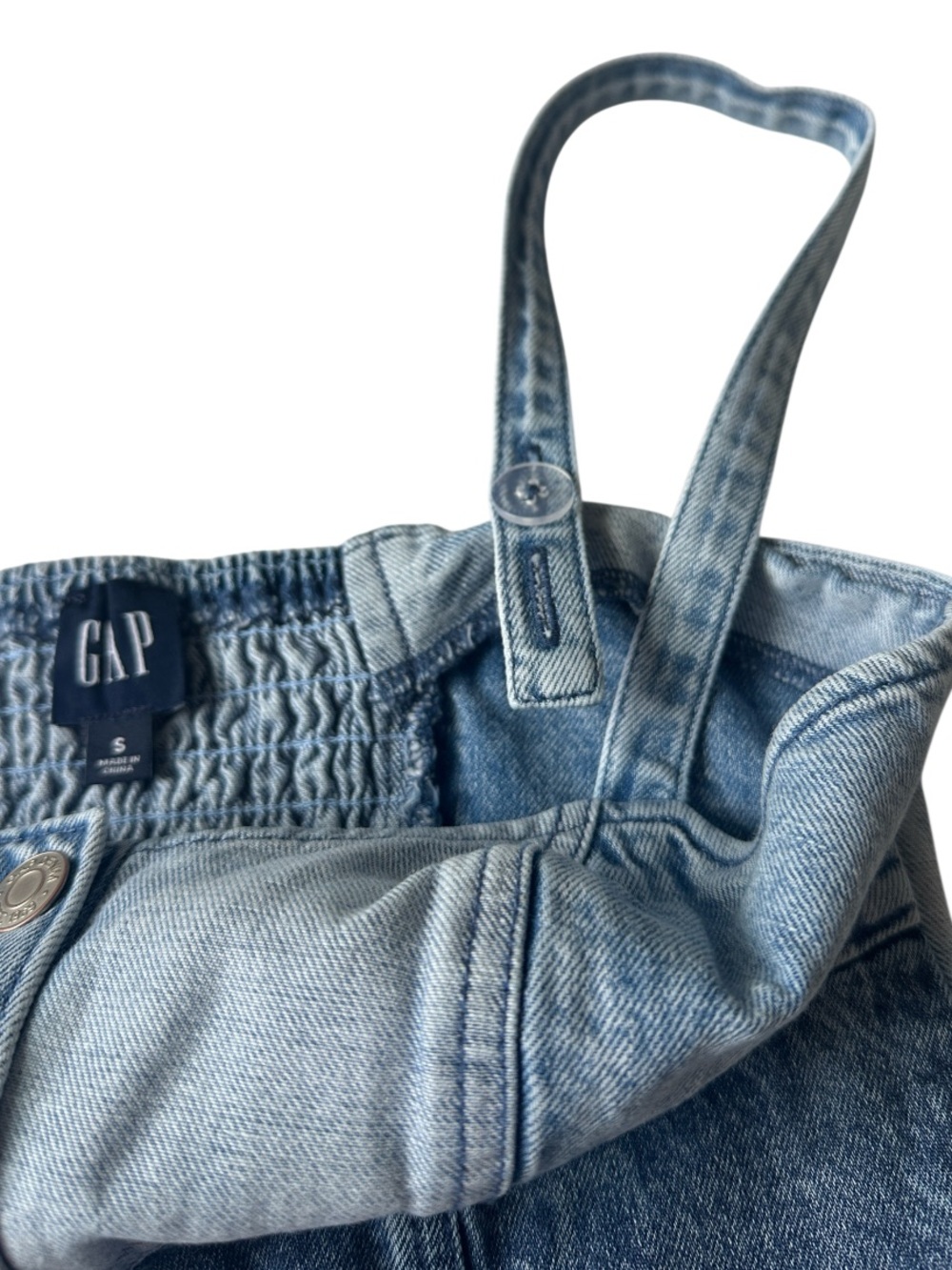 Gap Patchwork Denim Corset Top - Picture 4 of 9